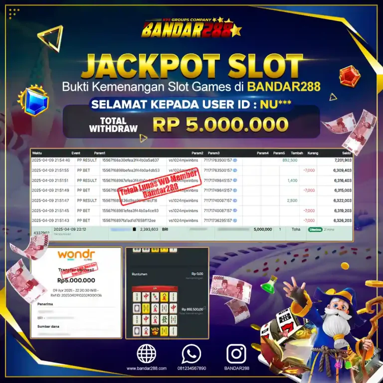 BUKTI JP DI BAYAR LUNAS Rp 5.000.000